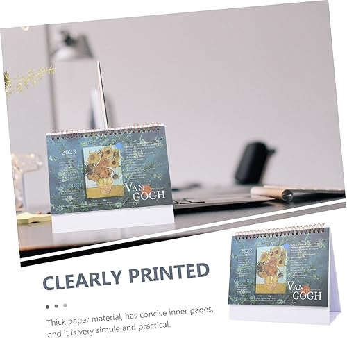 Miniatura 5 de KALLORY Desk Calendar 2023 Planning Calendar 2023 Planner Calendar Wall Calendar Desk Monthly Calendar Time Plan Calendar 2022-2023 2023 Daily