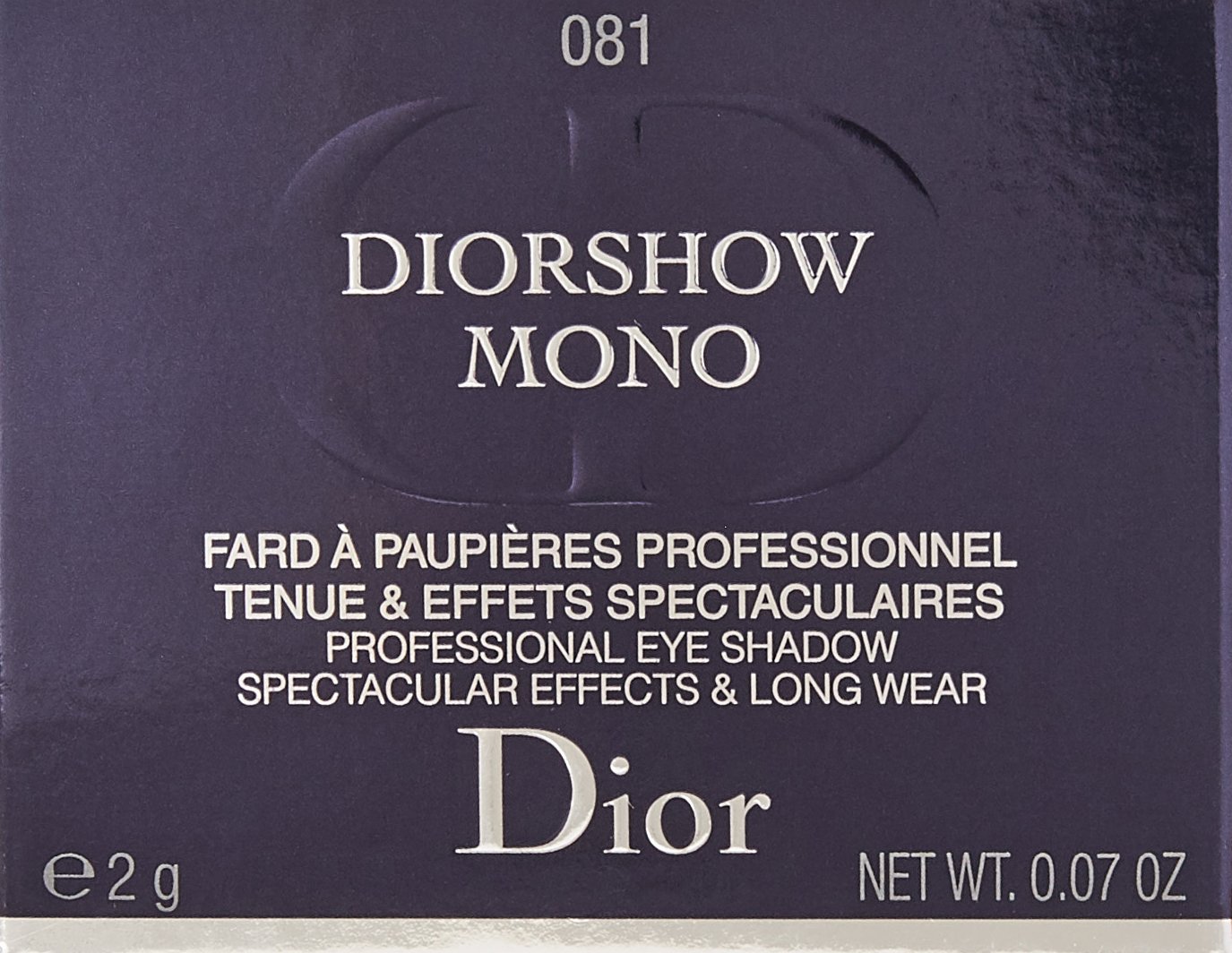Diorshow Mono Fard À Paupières 081-Runway 2 Gr