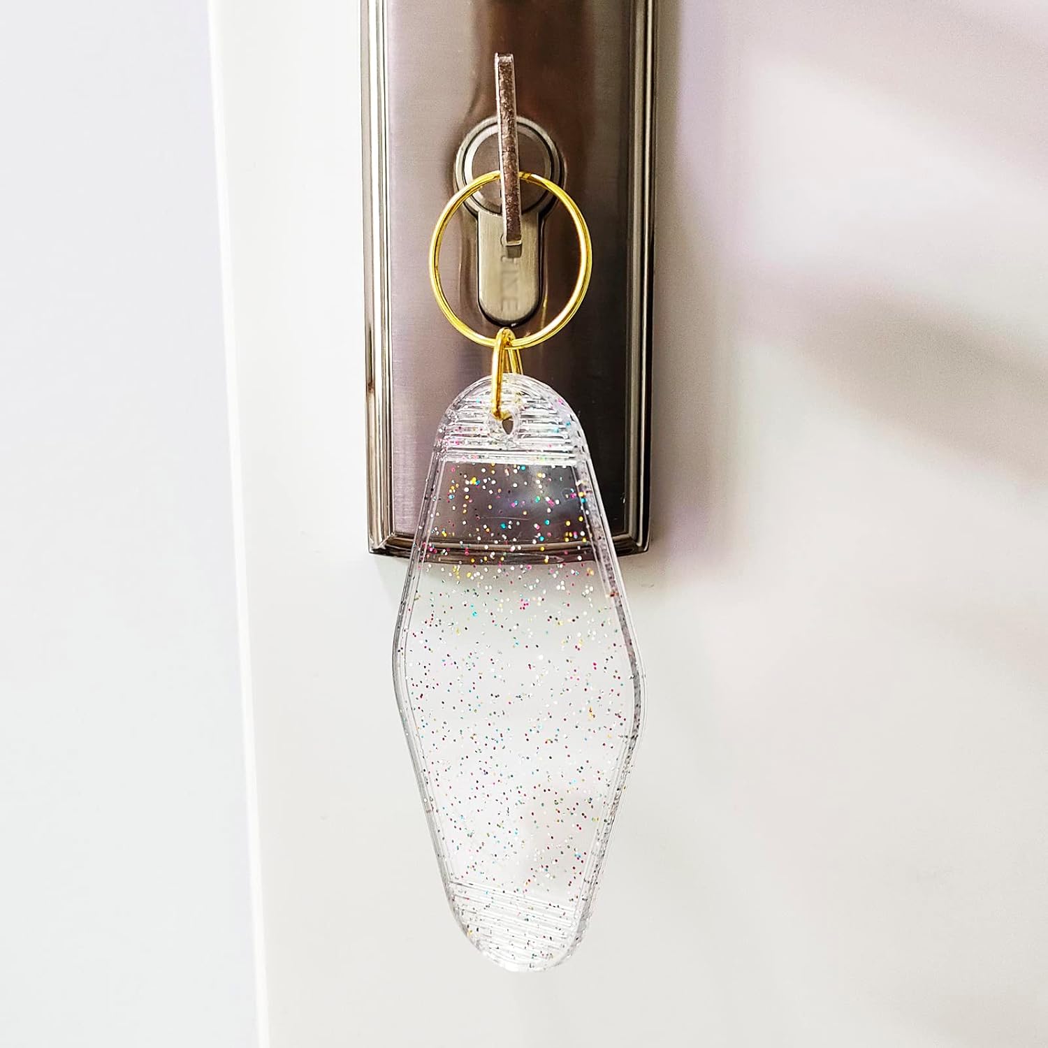 20 PCS Motel Keychain Blank Hotel Keychains DIY Vintage Keychains Blanks for Vinyl Plastic Heat Transfer Keychain - Image 5