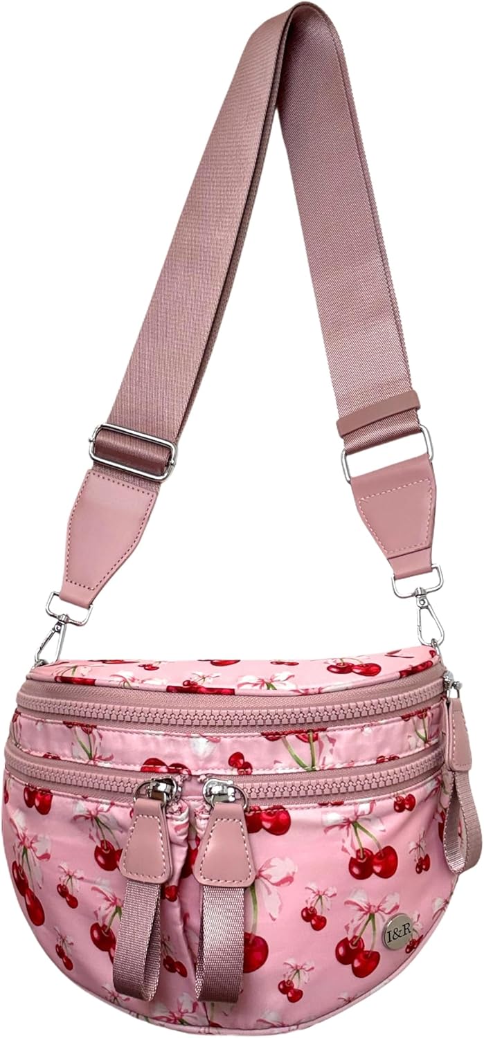 The Iris Best Version Crossbody Bag (#8061) Women's Fashion Saddle Bag - By Iris & Rainbow