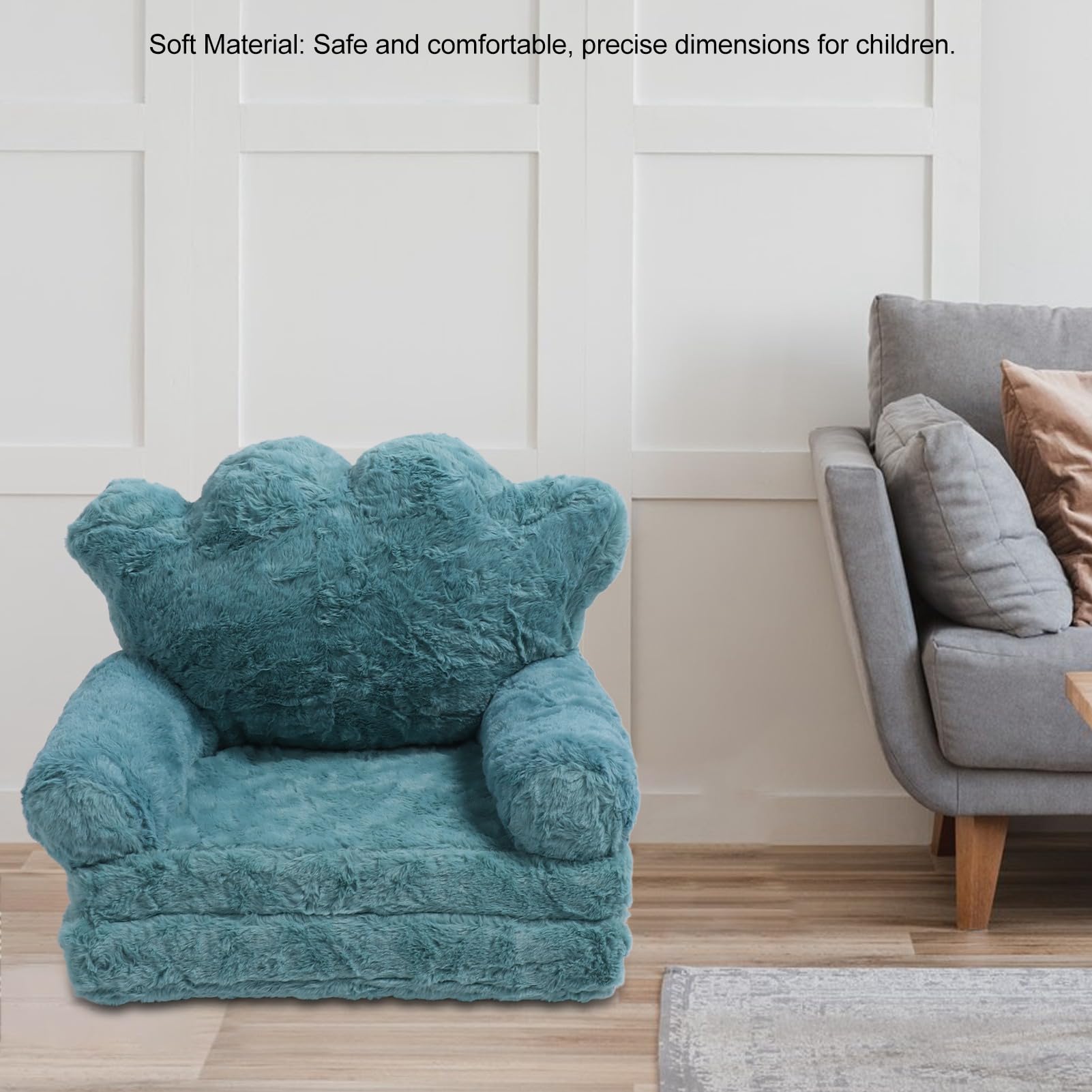 Kavolet Sofa dla Dzieci Sofa dla Dzieci Zielone Rozkładane Krzesło (2 Tier)