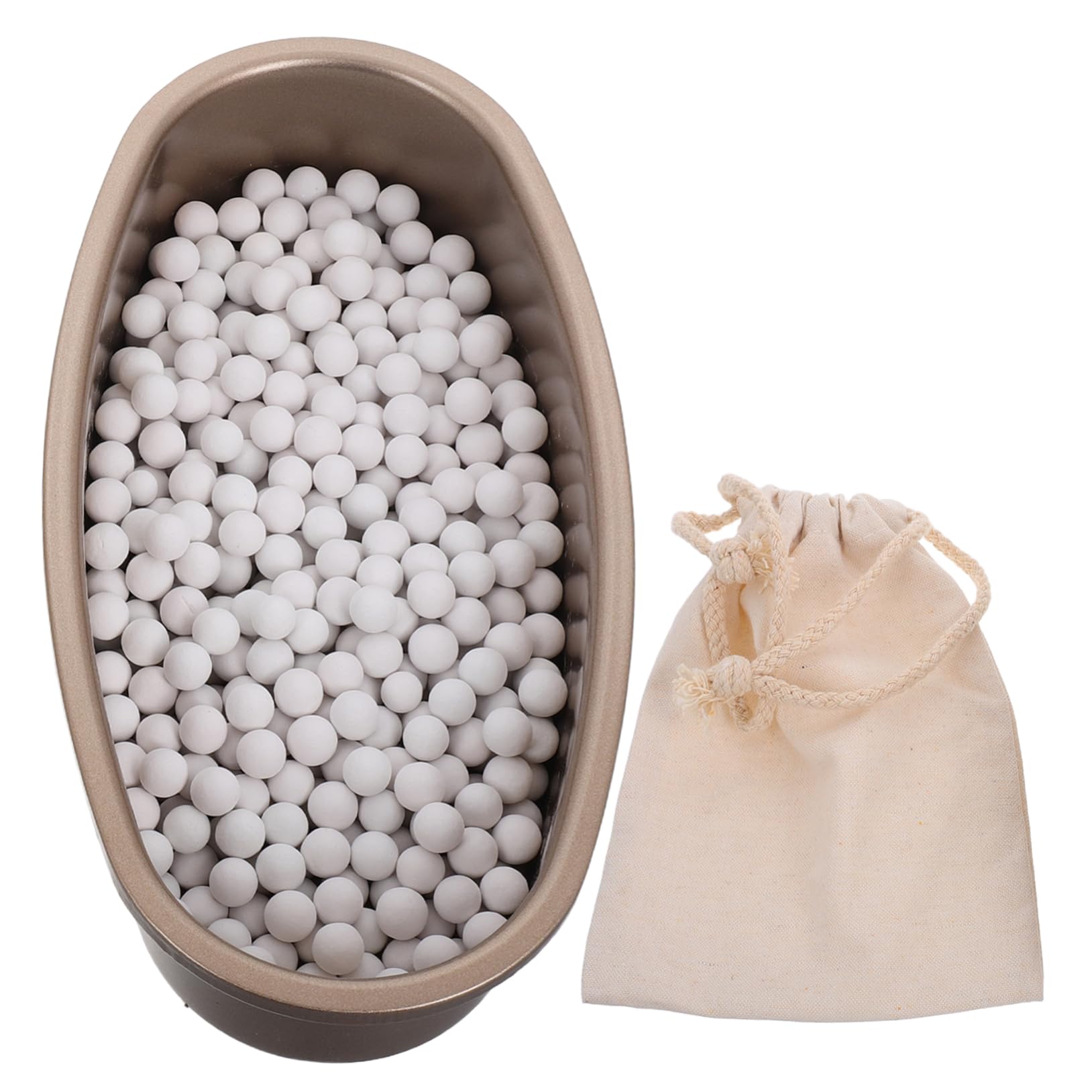 STOBAZA Quick Heatup Stoneware Baking Oven Stone 500g Pie Weights Natural Pies Tarts Breads Home Baking Tool