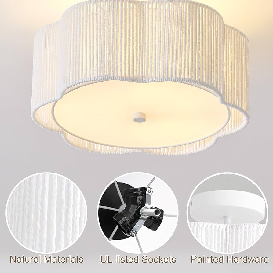 週末値引き‼️LED CEILING LIGHT TRAVIS ホワイト JAYMP Ceiling Light Modern Flower Shape Ceiling Lamp for