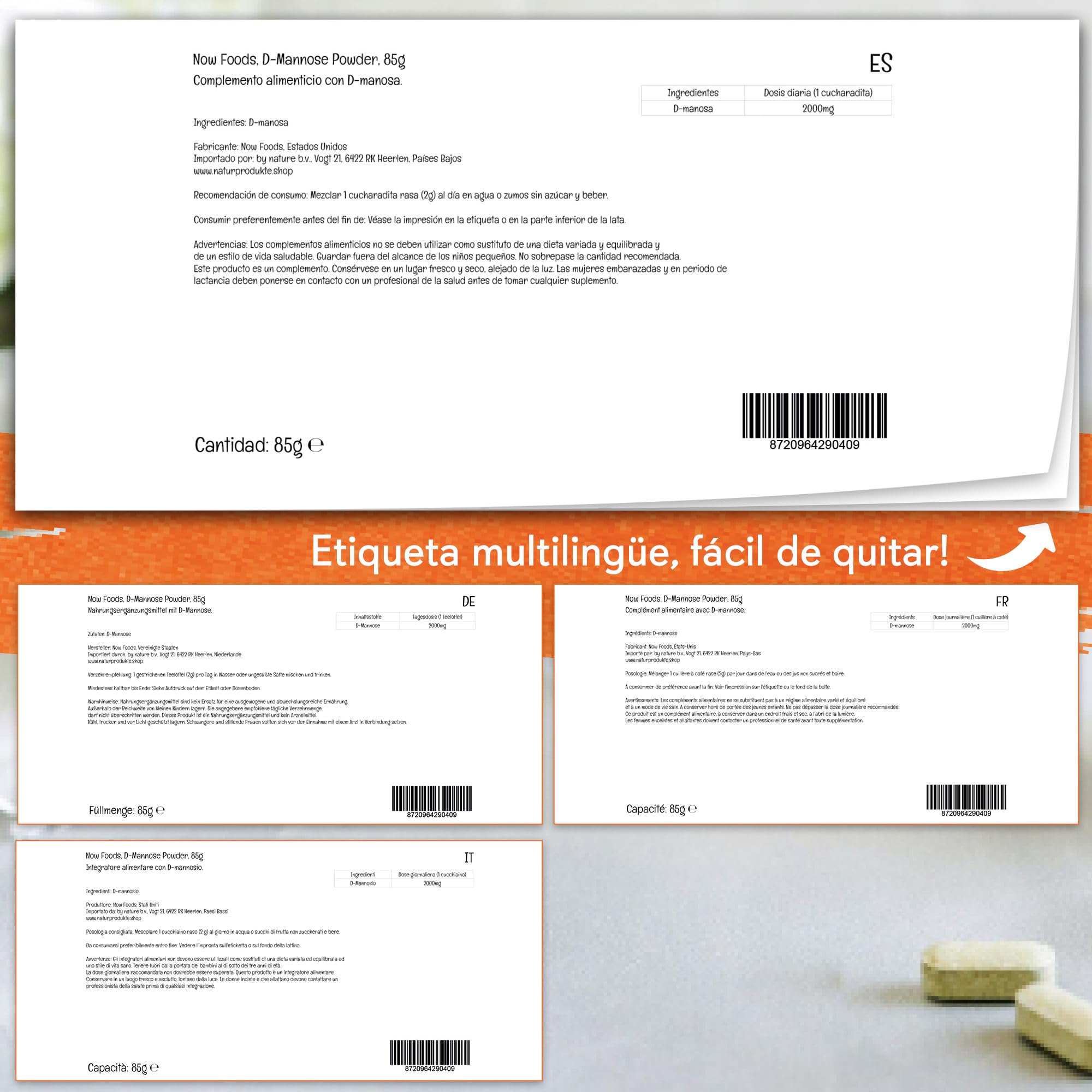 Now Foods L-Arginina & L-Ornitina, 100 Cápsulas Veganas, Aminoácidos, Vegetariano, Testado en Laboratorio, Sin Gluten, Sin Soja, Sin OGMs