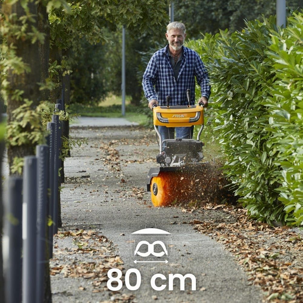 Stiga SWS 800 GE Benzin-Kehrmaschine mit Elektrostart