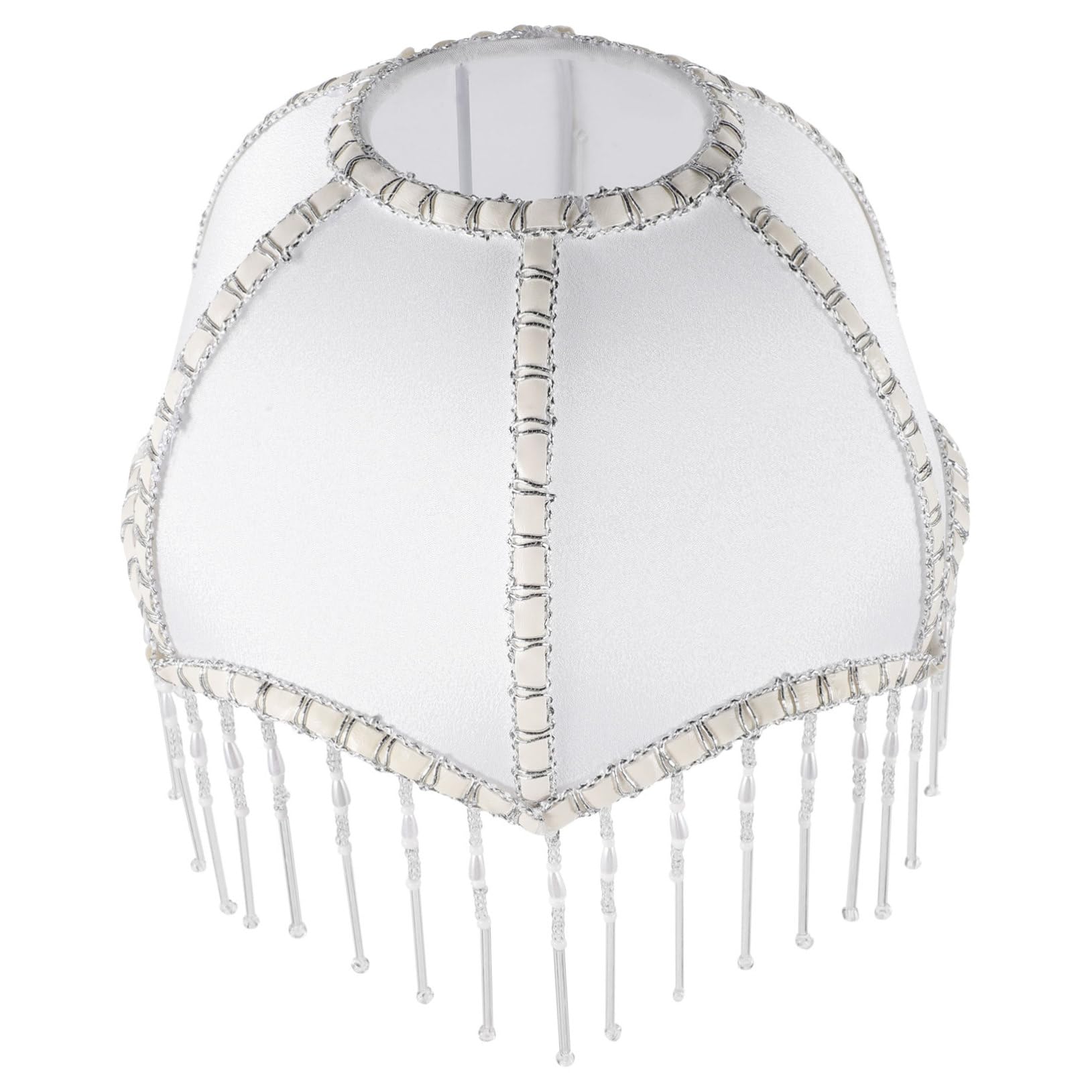 HOMOCONO Umbrella Pendant Lampshade for Floor Lamps Table Lamp Shade Vintage Design in Grey for Aesthetic Decor Wear-Resistant Light Cover