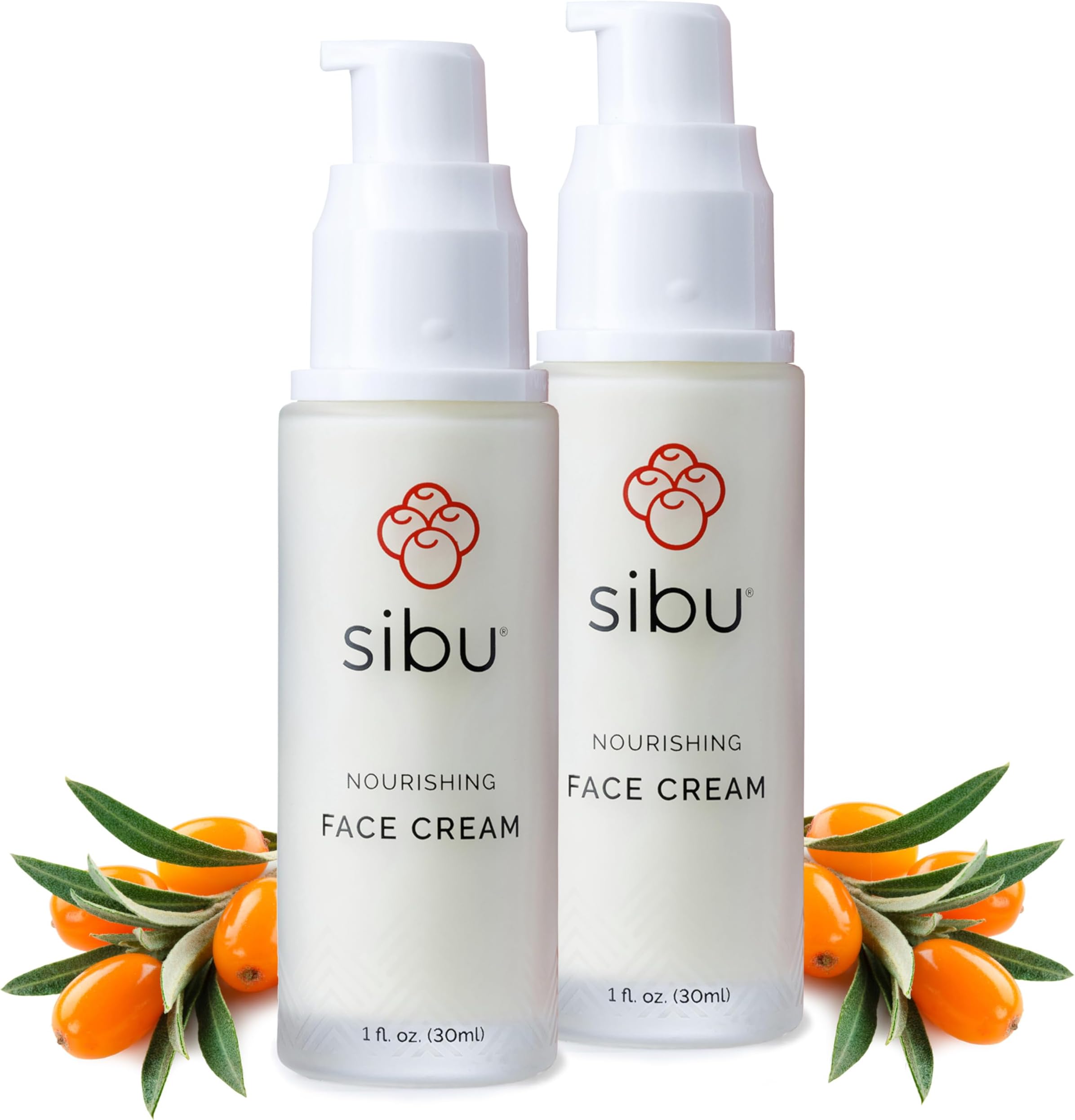 sibu Sea Buckthorn Nourishing Face Cream (1oz), Lightweight and Hydrating Face Cream – Amazing for Sensitive Skin, Breakouts, & Irritation