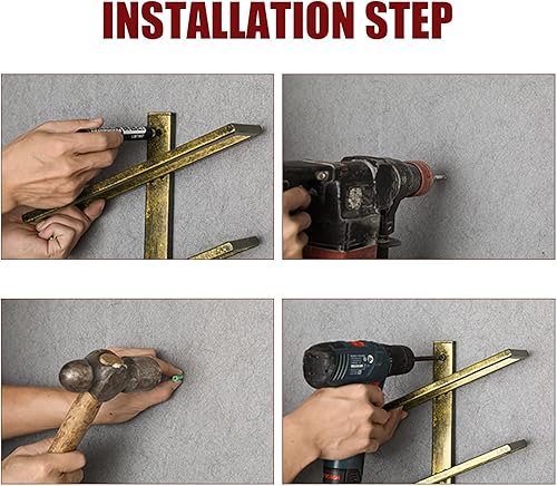 Miniatura 5 de Estante de metal para botellas de vino, estante de almacenamiento para botellas de vino, estantes de bar para botellas de licor, organizador de