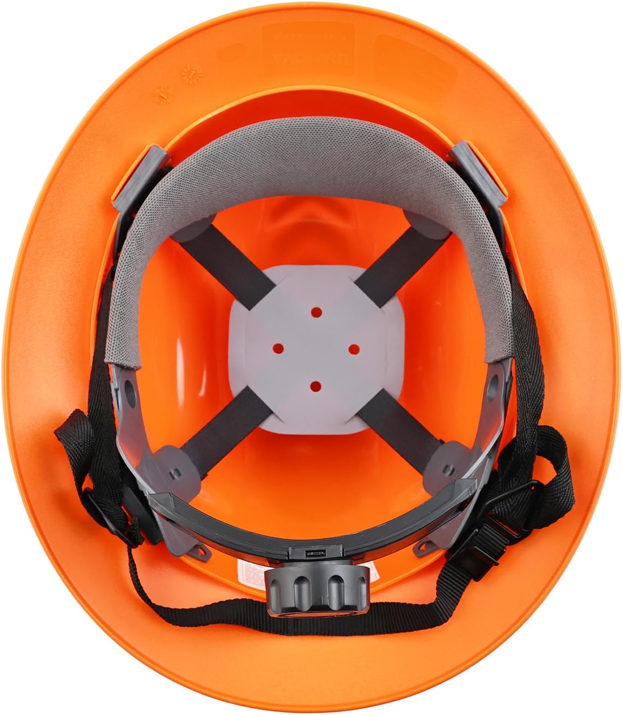 Full-Brim Hard Hat with Suspension - ANSI Z89.1 Approved OSHA Construction Safety Helmet, Non-Slotted Cap, cascos de construccion