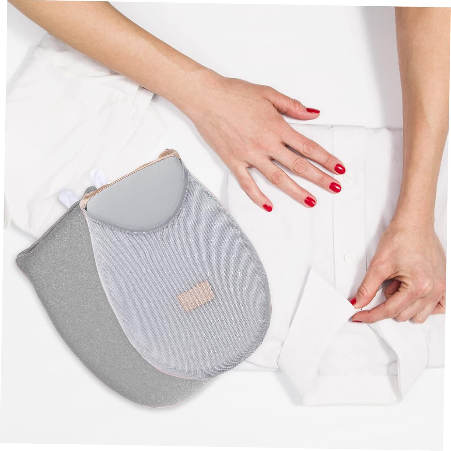 STOBAZA 2pcs Ironing Glove for Garment Steaming Compact Steam Mitt for Easy Use for Travel and Home Lightweight and Breathable Design for Shirts Jackets