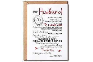 KrysDesigns To My Husband I Love You Card: A Timeless Expression of Love