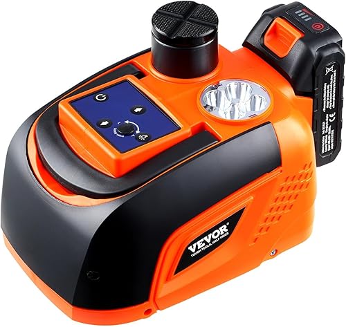 Miniatura 27 de VEVOR Gato eléctrico para automóvil, 3 toneladas/6600 libras, 12 V, gato eléctrico de tijera con llave de impacto eléctrica, sillines dobles