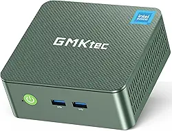 GMKtec Mini PC N150 (Atualizado N100) Windows 11 Pro Pré-Instalado, 16 Gb De Ram Ddr4, 512 Gb De Ssd Pcie M.2, Computador De Mesa 4K Dual Hdmi/Usb3.2/Wifi 6/Bt5.2/2.5Gbe Rj45 Para E