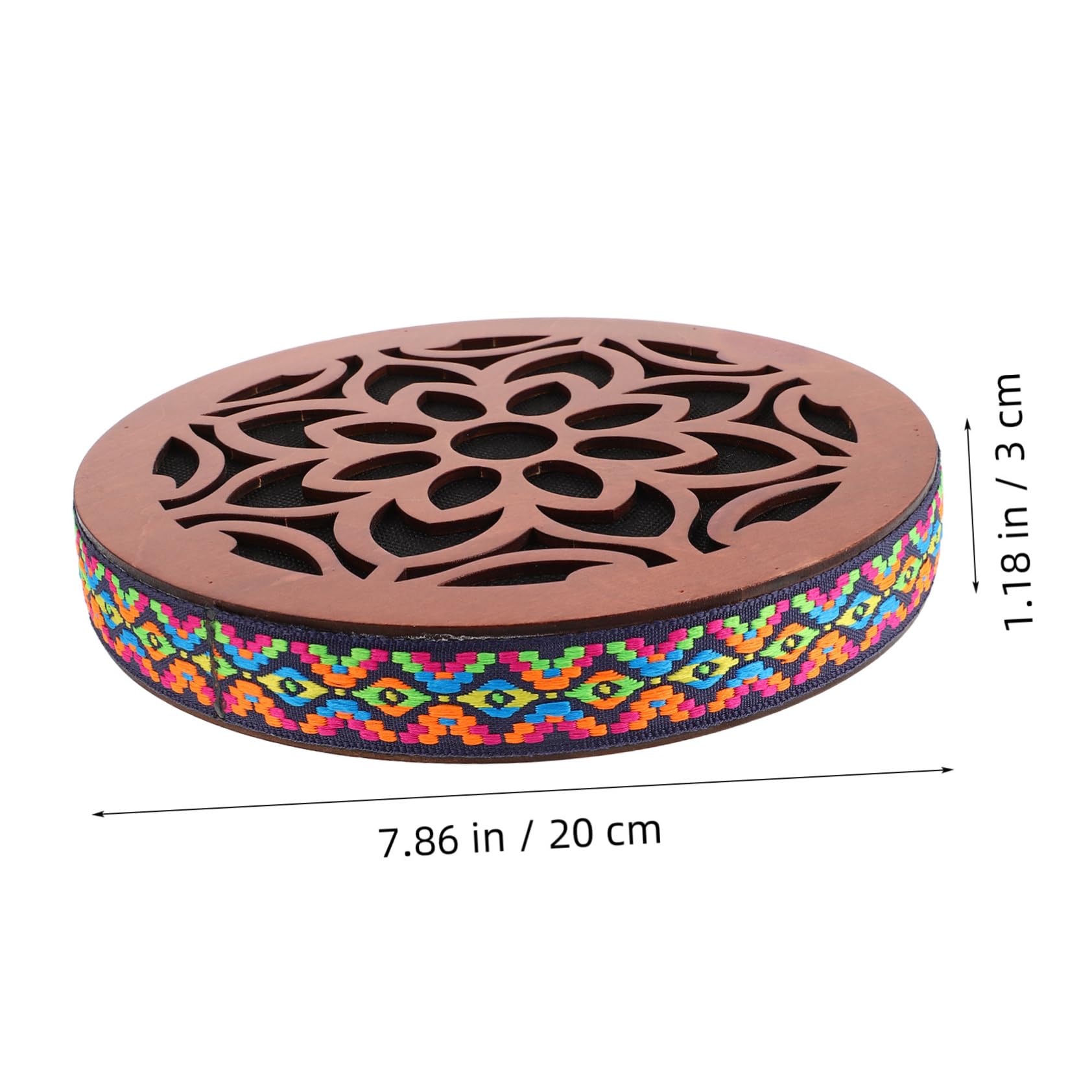 Tamburo Ocean Drum in Legno 8 Pollici per Meditazione