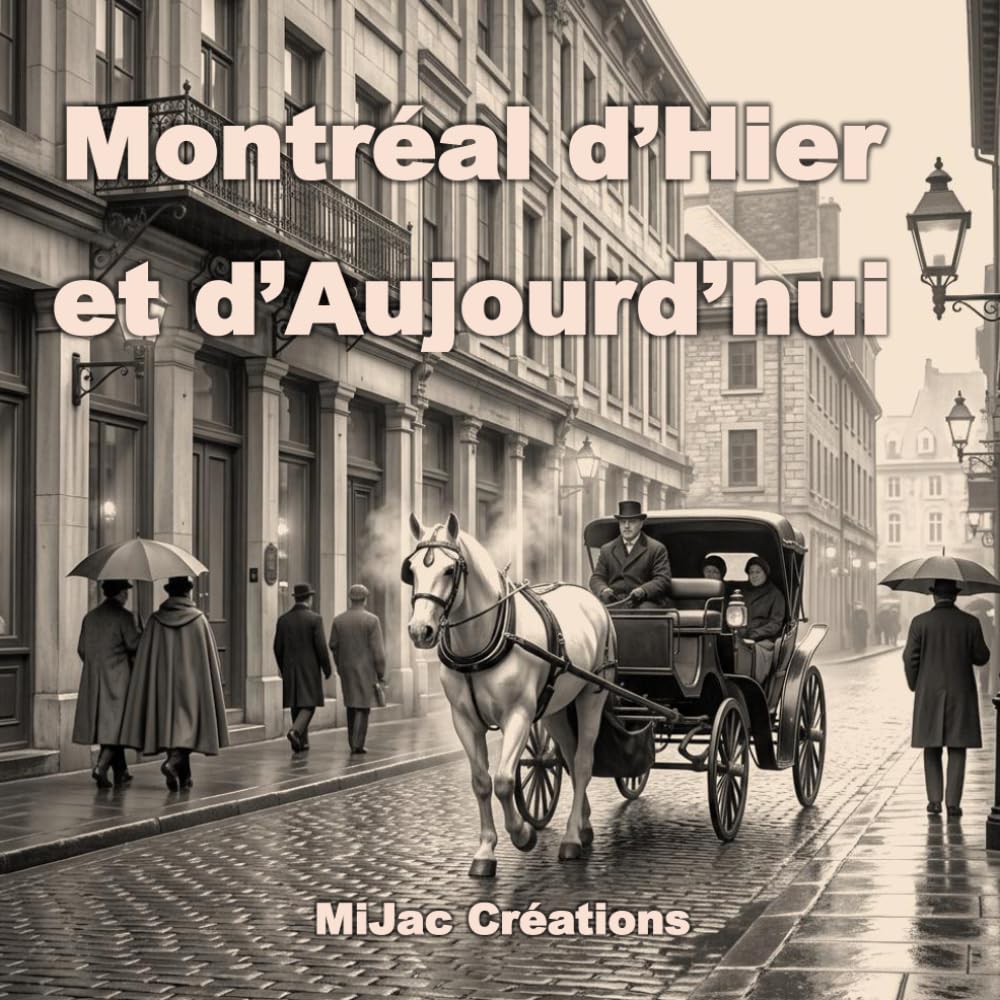 Montréal d'hier et d'aujourd'hui - Livre de coloriage en nuances de gris: Un voyage artistique entre passé et présent au cœur de Montréal