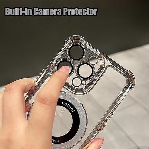 Miniatura 4 de PUFE Funda anticaída para iPhone con soporte de anillo invisible, funda de teléfono con cojín de aire de 4 esquinas para iPhone 11, 12, 13, 14, 15