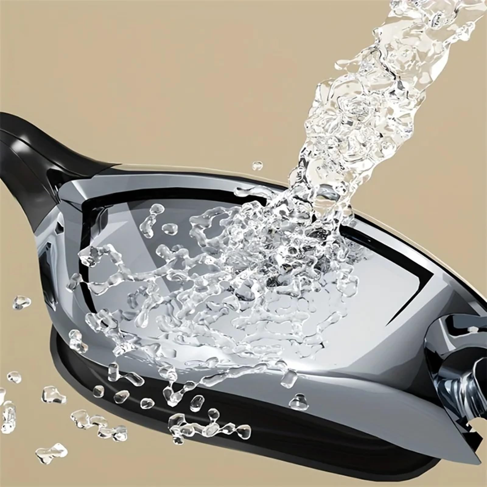 Occhiali Da Nuoto Occhiali da nuoto Uomo Donna Occhiali da nuoto Monoblocco Tappi for le orecchie Galvanotecnica Ragazzo Ragazza Oculari da nuoto Accessori