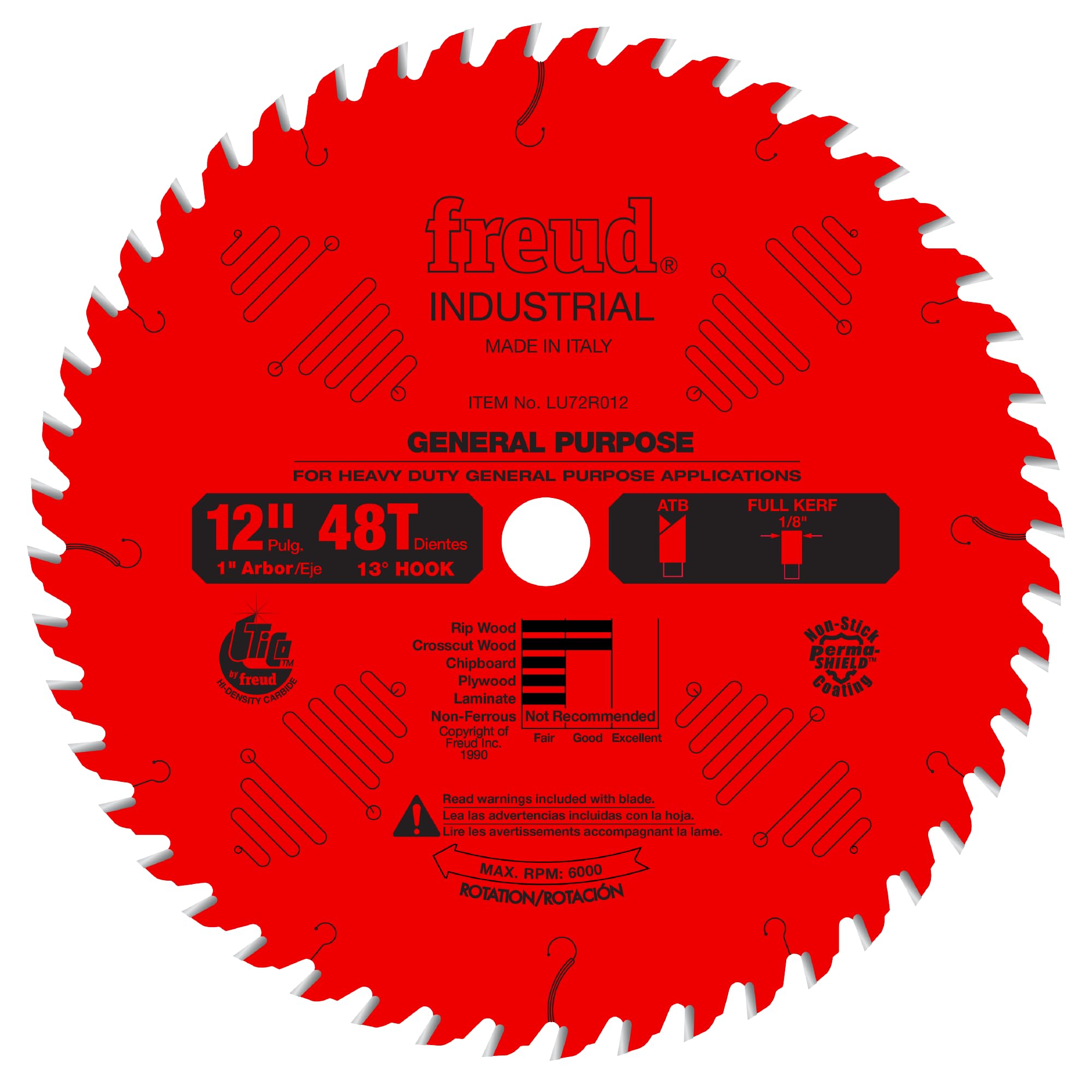 lit Freud LU72R012 ATB lama per sega circolare, 30,5 x 121,9 x 2,5 cm