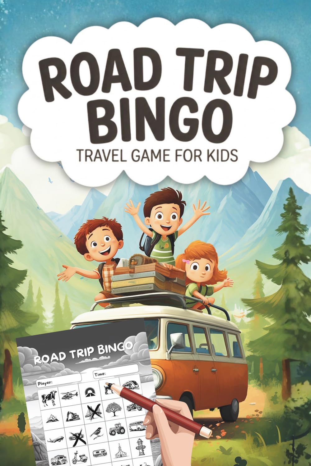 Road Trip Bingo: Travel Game for Kids | Screen-Free Car Activities for Long Trips