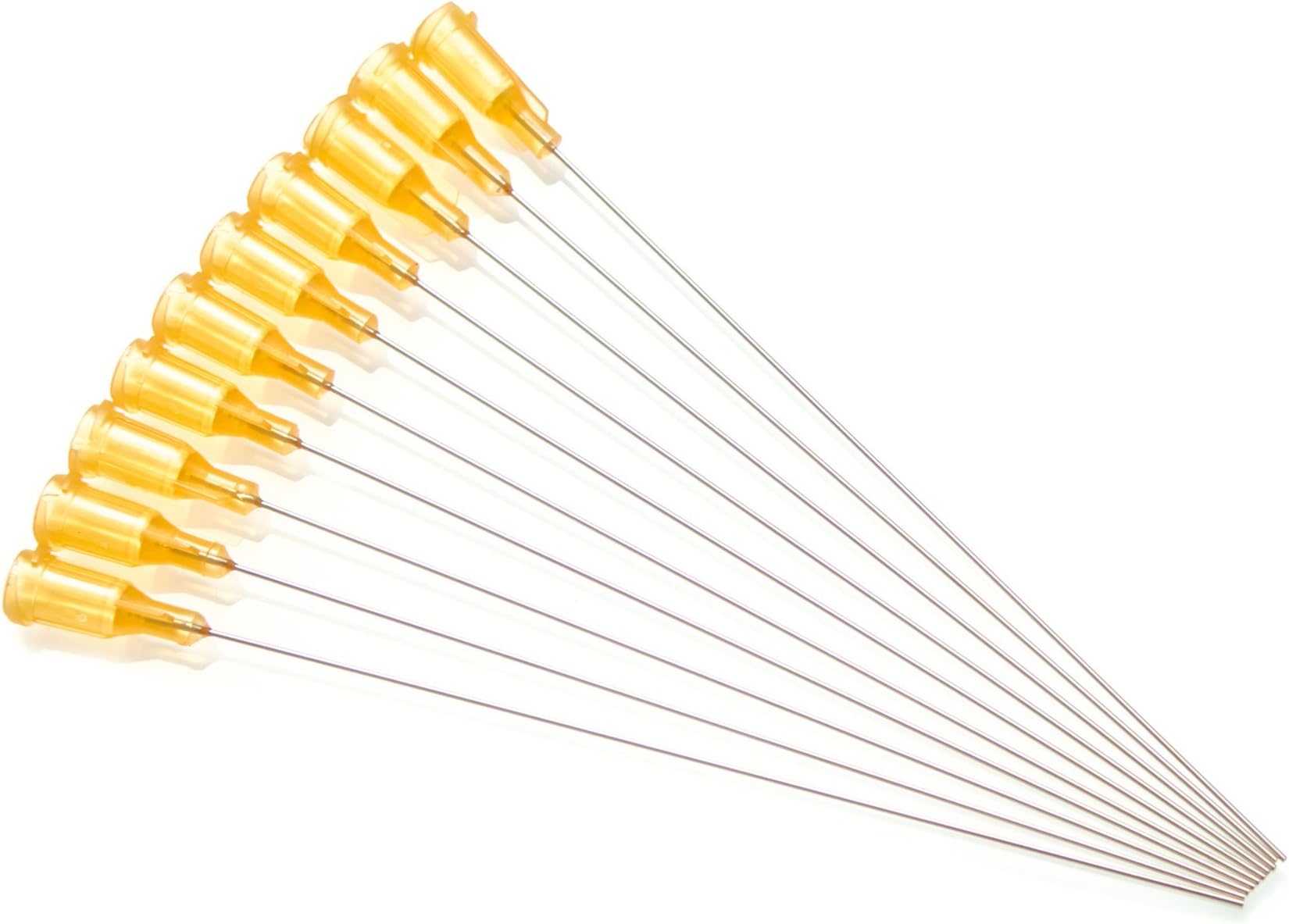 10 Pack - Dispensing Needle 4" - Blunt Tip Luer Lock (23 Gauge, Orange)