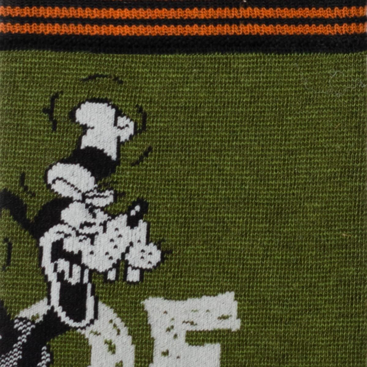Officially licensed by Disney D100 Goofy Vintage Green Socks