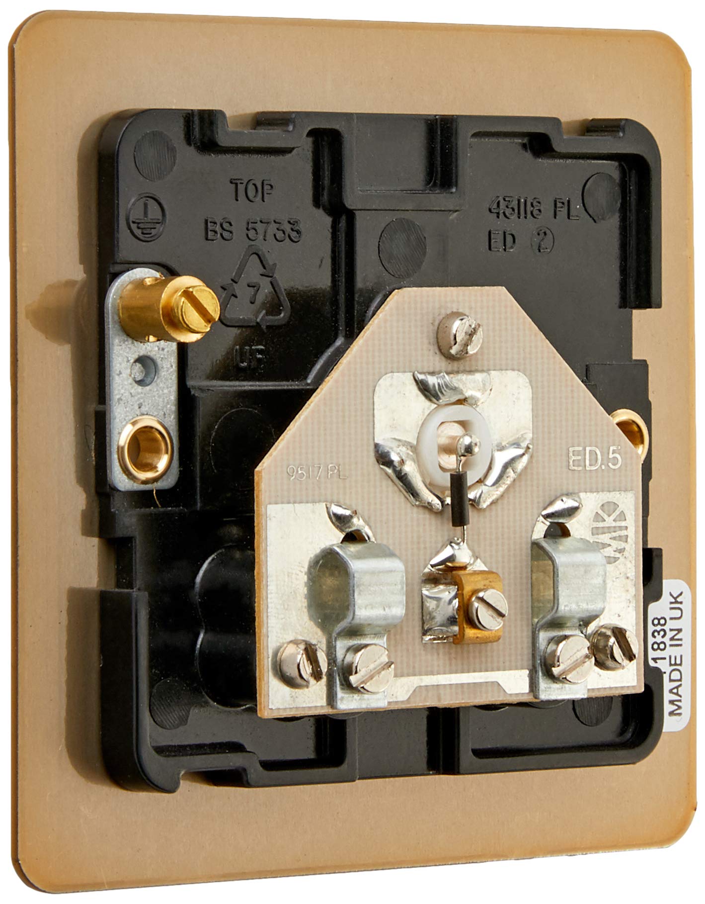 MK Edge K14320SAGB TV/FM Non-Isolated - Satin Gold - Image 2