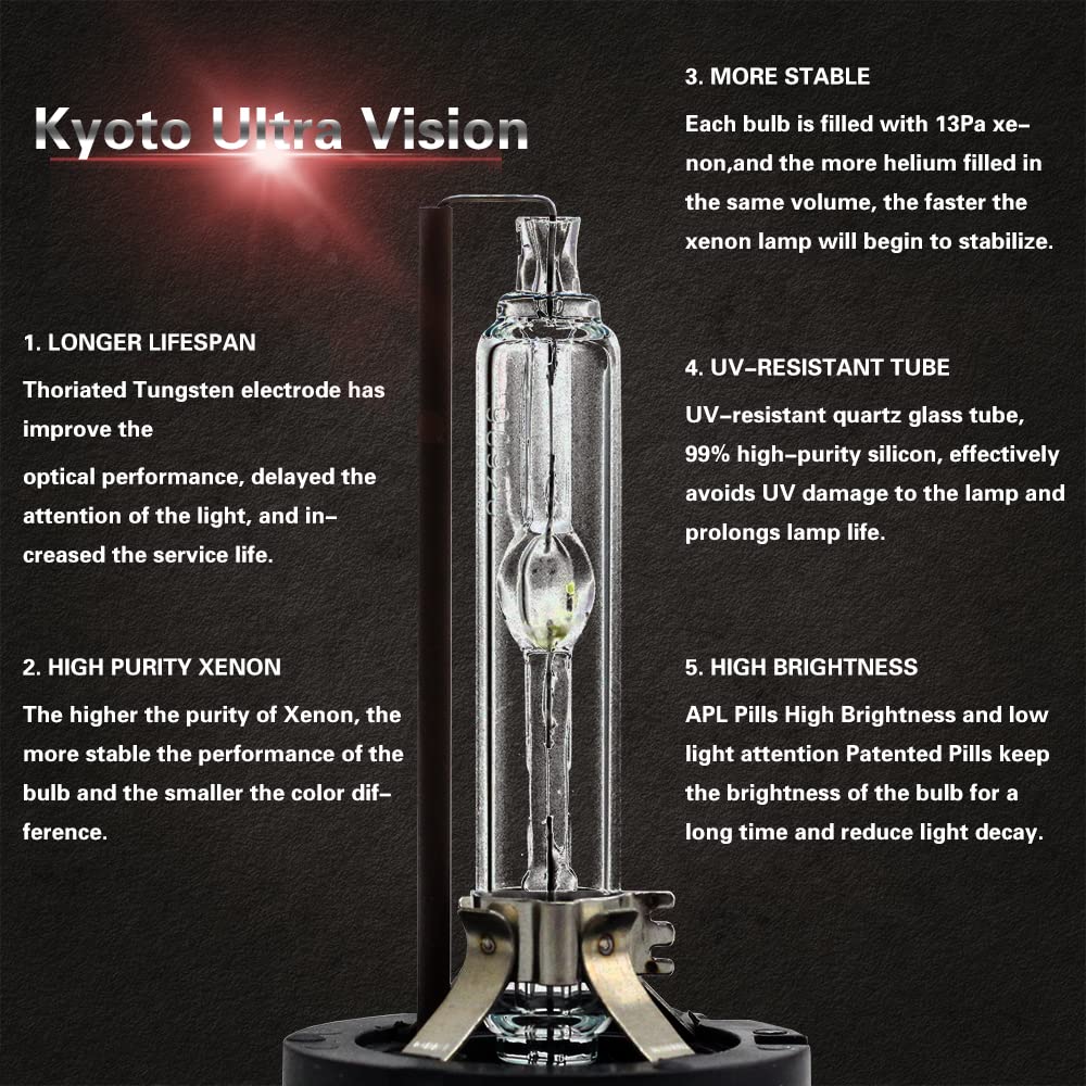 D1S Xenon bulbs 12V 35W 4300k