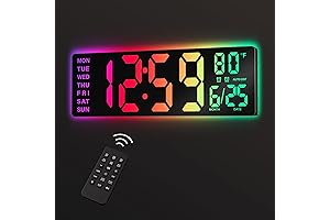 16.5" LED Clock with Ultra-Crisp Display