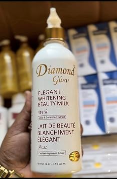 Diamond Glow Elegant Whitening Beauty Milk Lotion 500ml fast Whitening