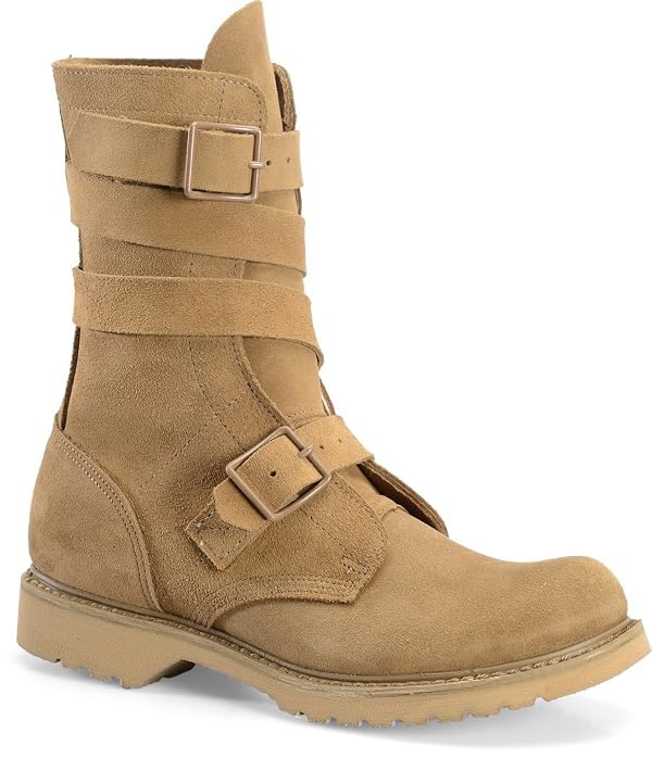 Corcoran 10" Tanker Boot for Men, Military and Tactical, Storm Welt, Triple Rib Steel Shank, Oil-Resistant Outsole, Coyote - 12 by Corcoran - Used condition - US$152.14