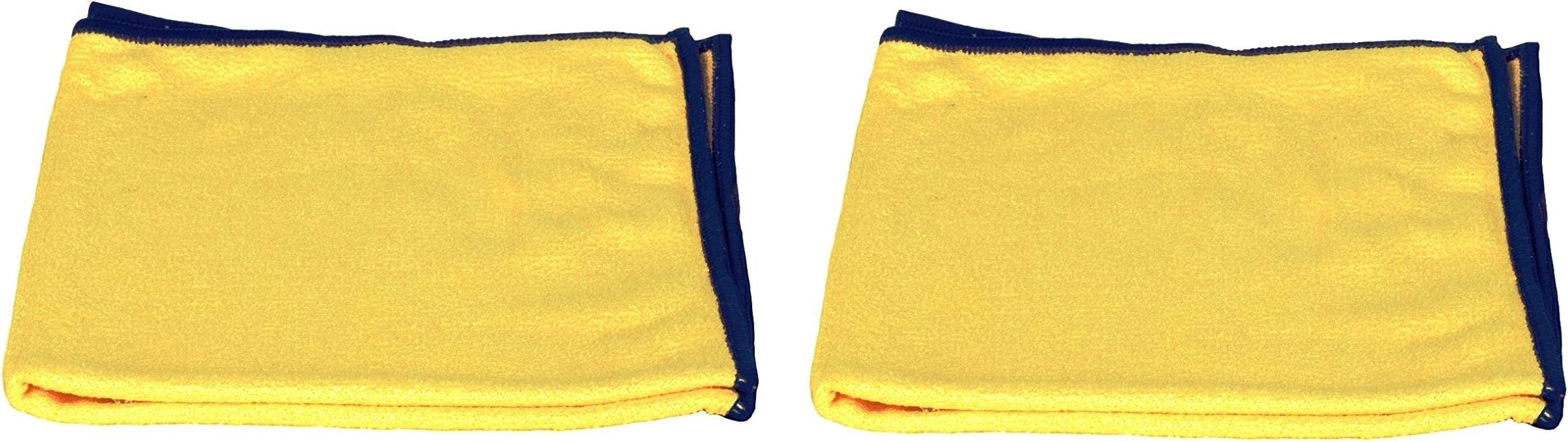Starfiber Multipurpose Yellow Miracle Cleaning Cloth (Pack of 2)