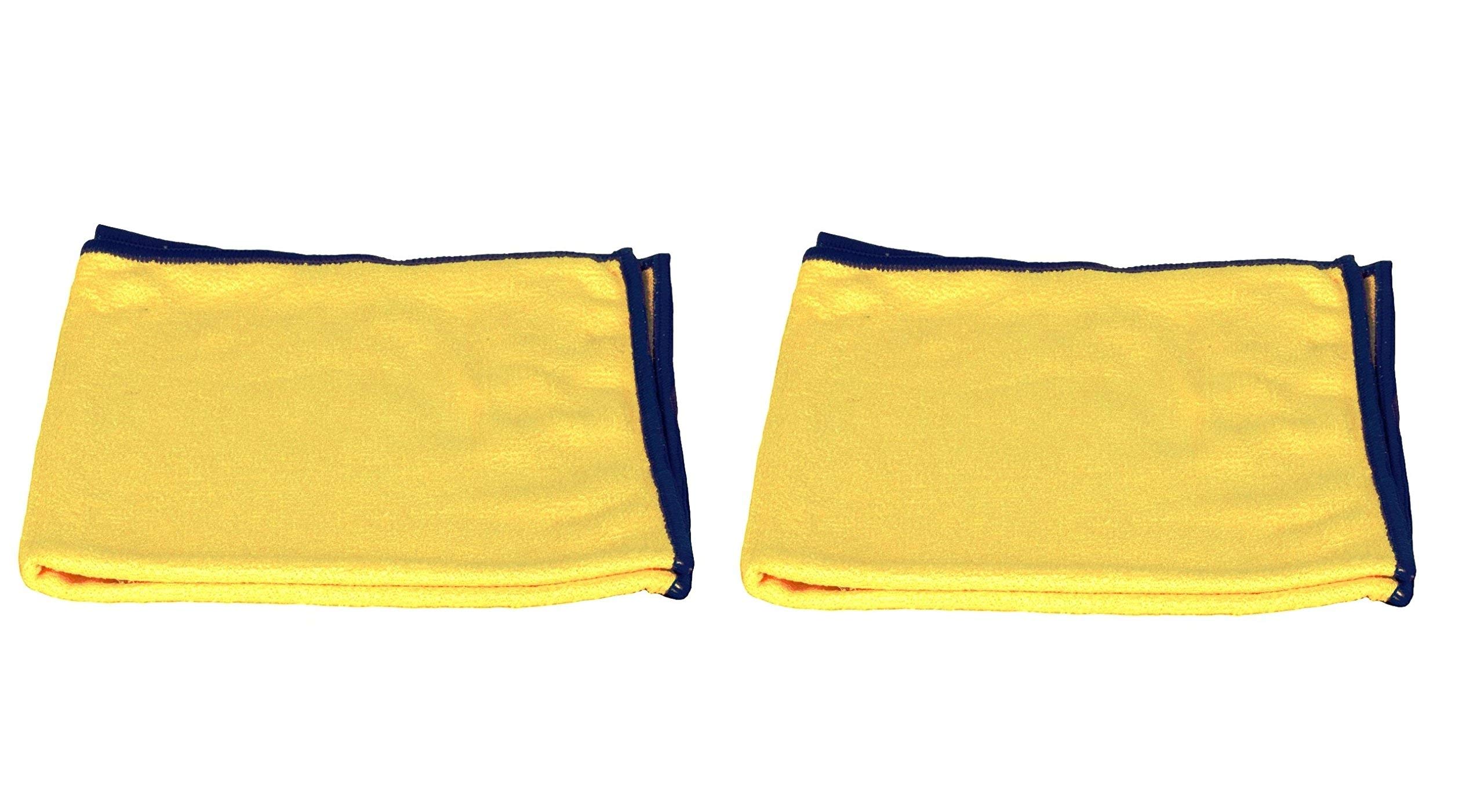 Starfiber Multipurpose Yellow Miracle Cleaning Cloth (Pack of 2)