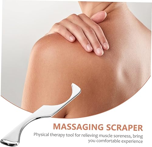 Miniatura 2 de Cuchillo para fascia de acero inoxidable, raspador de masaje, espátula facial, masajeador facial, raspador de masaje Guasha, herramientas de