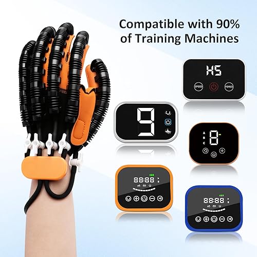 Miniatura 5 de Reemplazo de guantes de rehabilitación de robots, guantes ejercitadores de dedos para equipos de recuperación de accidentes cerebrovasculares,