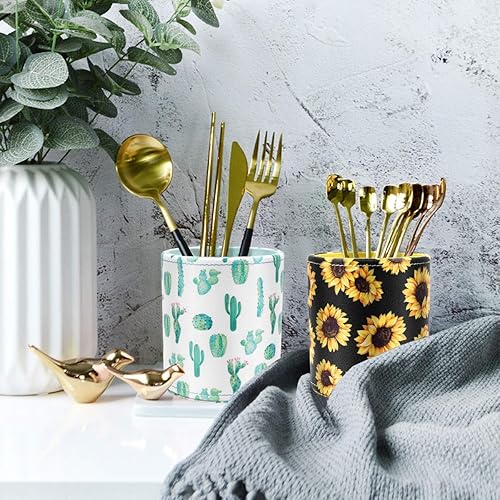 Miniatura 7 de Soporte Waveyu para bolígrafos, para escritorio, mármol, decoración, para lápiz, duradero, para maquillaje y brochas, para niña