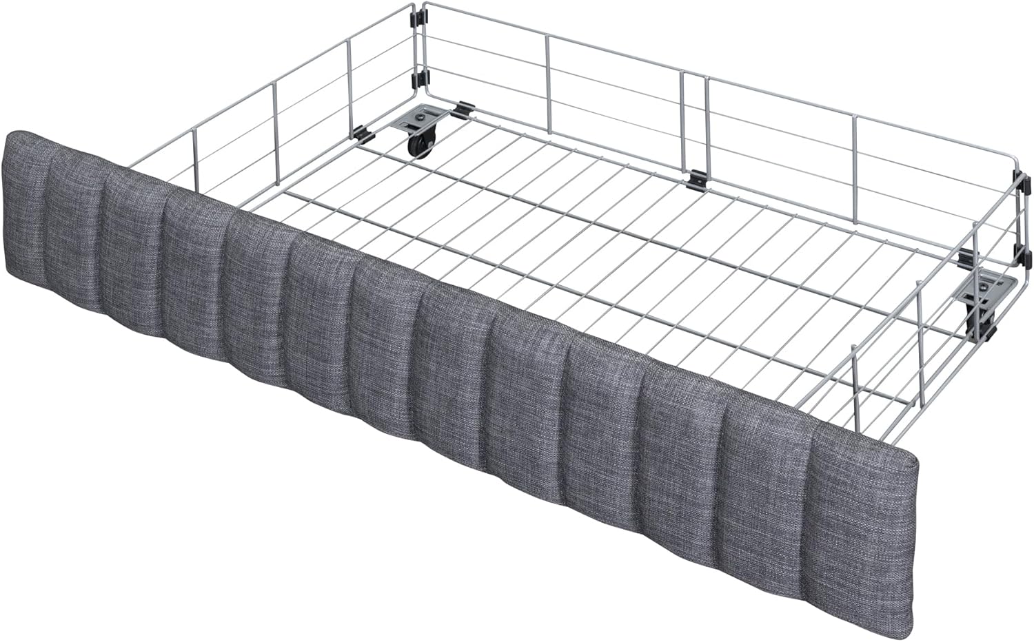 Single assembled storage drawer unit