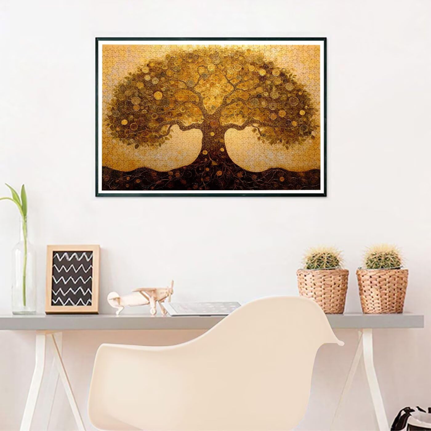 Puzzles para Adultos, Puzzle 3000 Piezas Sueño Rompecabezas Adultos Pieza de Madera Juegos, Obra de Arte de Juego de Rompecabezas, Jigsaw Puzzle Árbol de la Vida para Decor del Hogar 122x81cm D-387