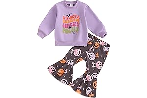 Toddler Girl Halloween Dressy Holiday Pumpkin Clothing Sets