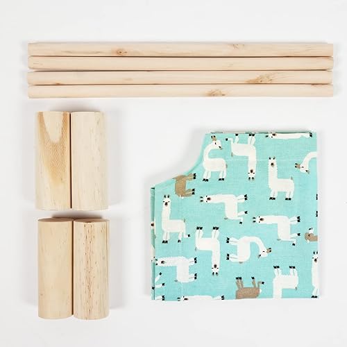 Miniatura 5 de Patas Lague Hamaca autocalentable para gatos, cama para perros pequeños, cama térmica de madera elevada para gatos, cama elevada para mascotas suave