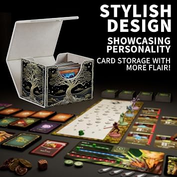 for Gamegenic MTG Deck Box,Store and Protect Your MTG Commander Decks and Cards with this Durable Card Storage Box,Designed Specifically for MTG Players.Ancient Tree