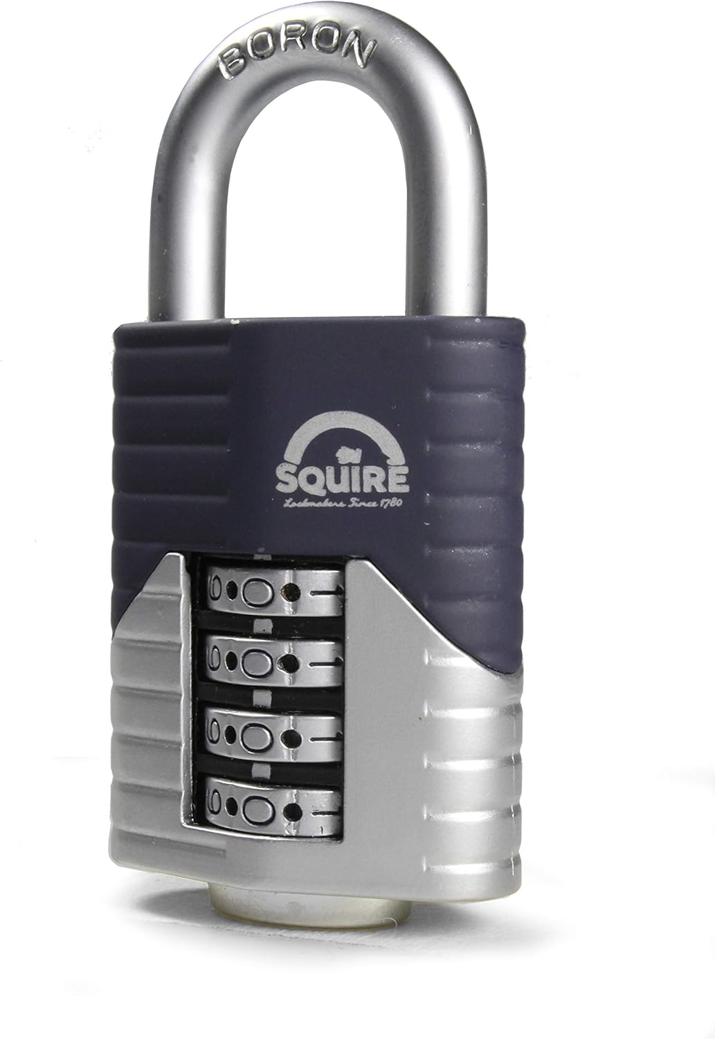 Henry Squire Vulcan 4 Wheel Open Shackle Combination Padlock, 40 mm (Length)