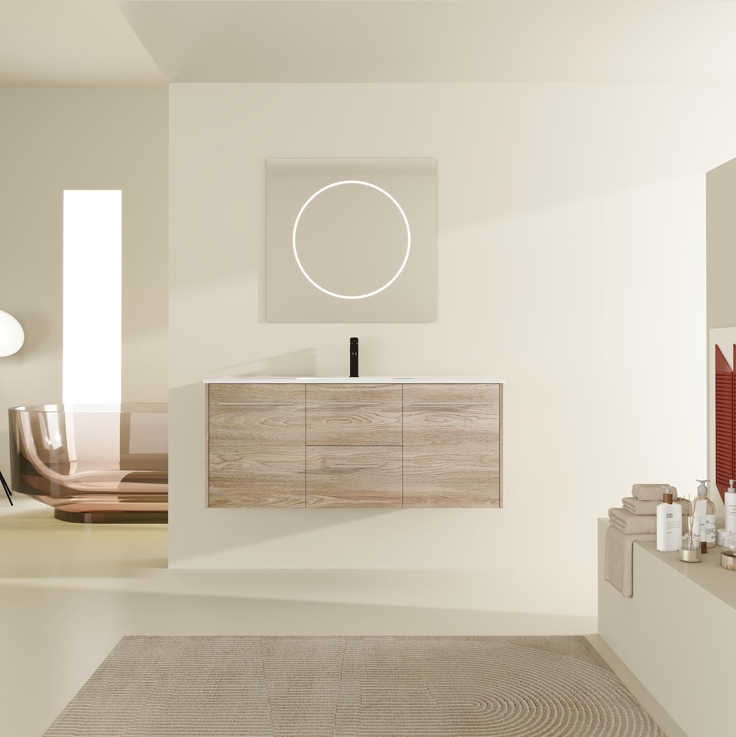 48 inch Bathroom Vanity with Sink,Modern Bathroom Vanities