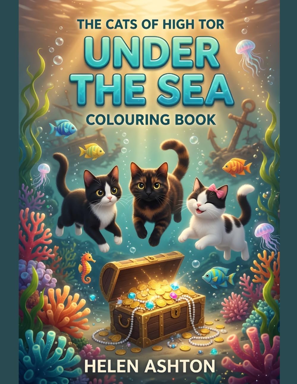 The Cats of High Tor Under the Sea Colouring Book: A Splashy Cat Colouring Adventure Beneath the Waves (The Cats of High Tor Colouring Collection)