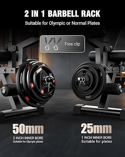 Miniatura 6 de HARISON Banco de Pesos Ajustable con Extensión de Pierna y Almohadilla de Predicador, Banco de Prensa de Entrenamiento para Gimnasio en Casa, Banco