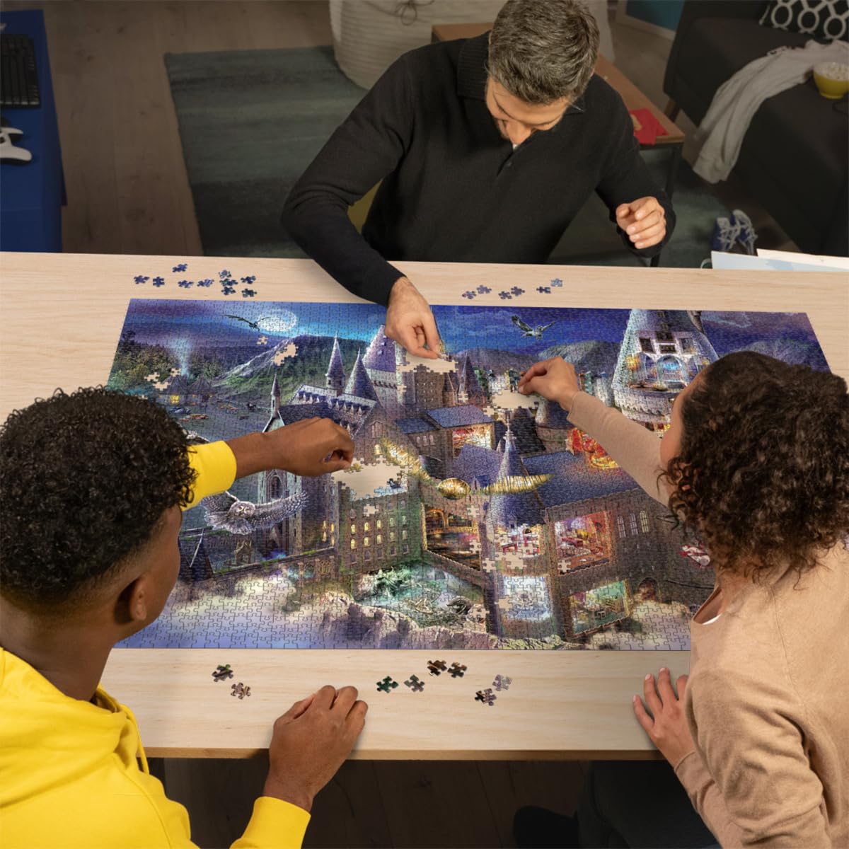 Ravensburger - Puzzle 3000 Harry Potter, Hogwarts Interior | Puzzle Per Adulti | Per Tutta La Famiglia | Con Una Misura Di 121x80 Cm | Regalo Adulti