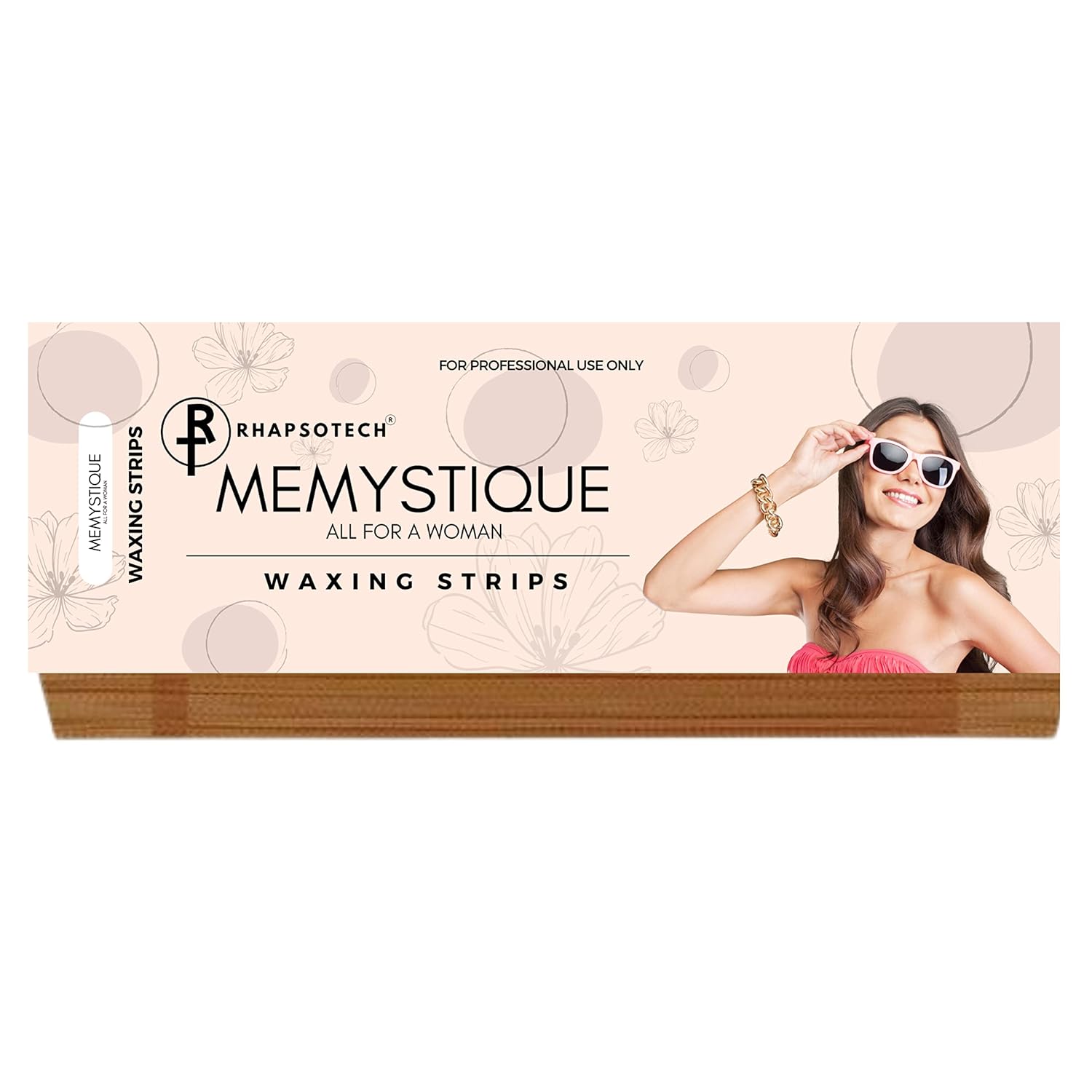 MEMYSTIQUE Waxing Strips Wax Strips for Waxing 70 Pcs. NonWoven