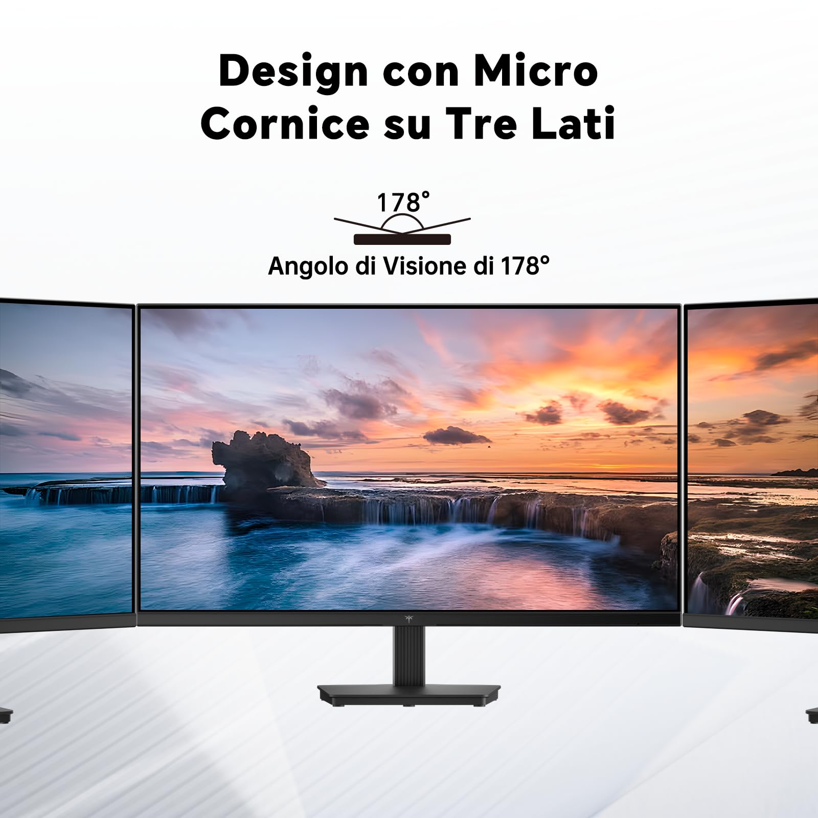 KTC Monitor 4K 27 Pollici | UHD@60Hz | 1,07 Miliardi di Colori, 133% sRGB, 100% DCI-P3, ΔE＜2 | Luminosità 400 cd/㎡, HDR400 | VESA 100x100 | Filtro Anti-Luce Blu | 2 x HDMI 2.0, 1 x DP 1.4 | H27P27