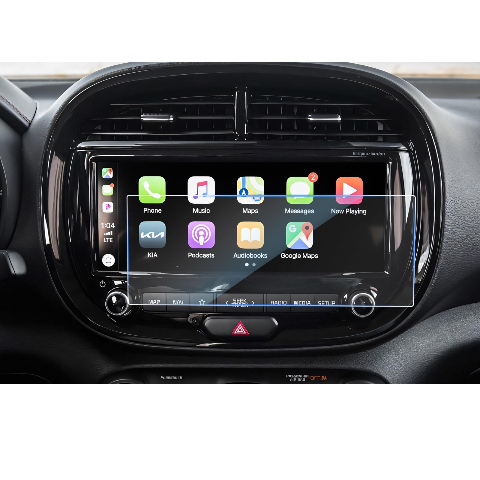 CDEFG Compatible with 2025 Kia Soul 10.25” Screen Protector 2025 Kia Soul GT-Line EX S Accessories Tempered Glass Kia Soul 2025 Screen Cover 2025 Kia Soul Screen Guard HD Clear(NOT for 8IN)