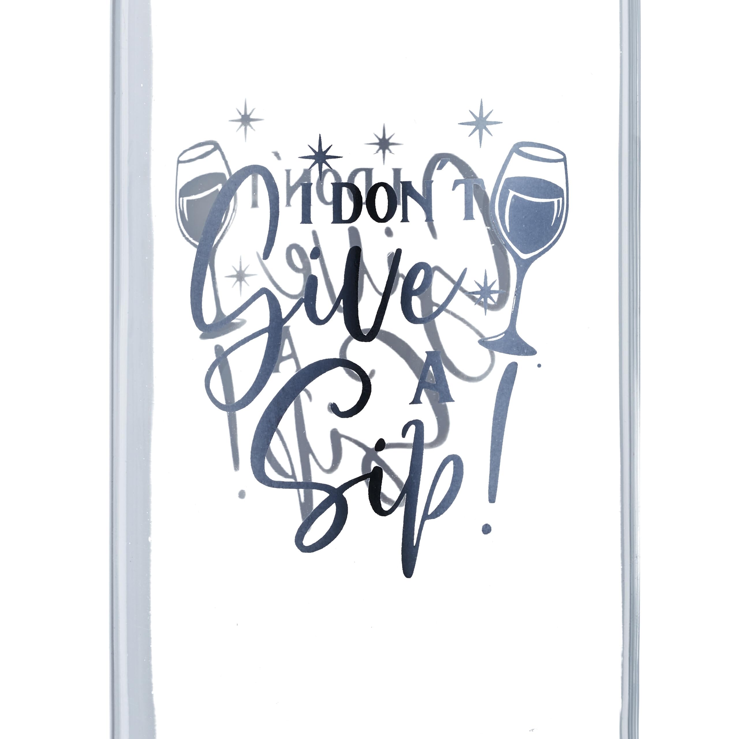 Bouteille Verre Intégré 750ml - Idée Cadeau Originale Pour Amateurs De Vin - My Favorite Day Is Winesday