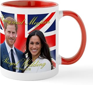 CafePress HRH Prince Harry And Meghan Markle Mugs 11 oz (325 ml) Ceramic Coffee Mug